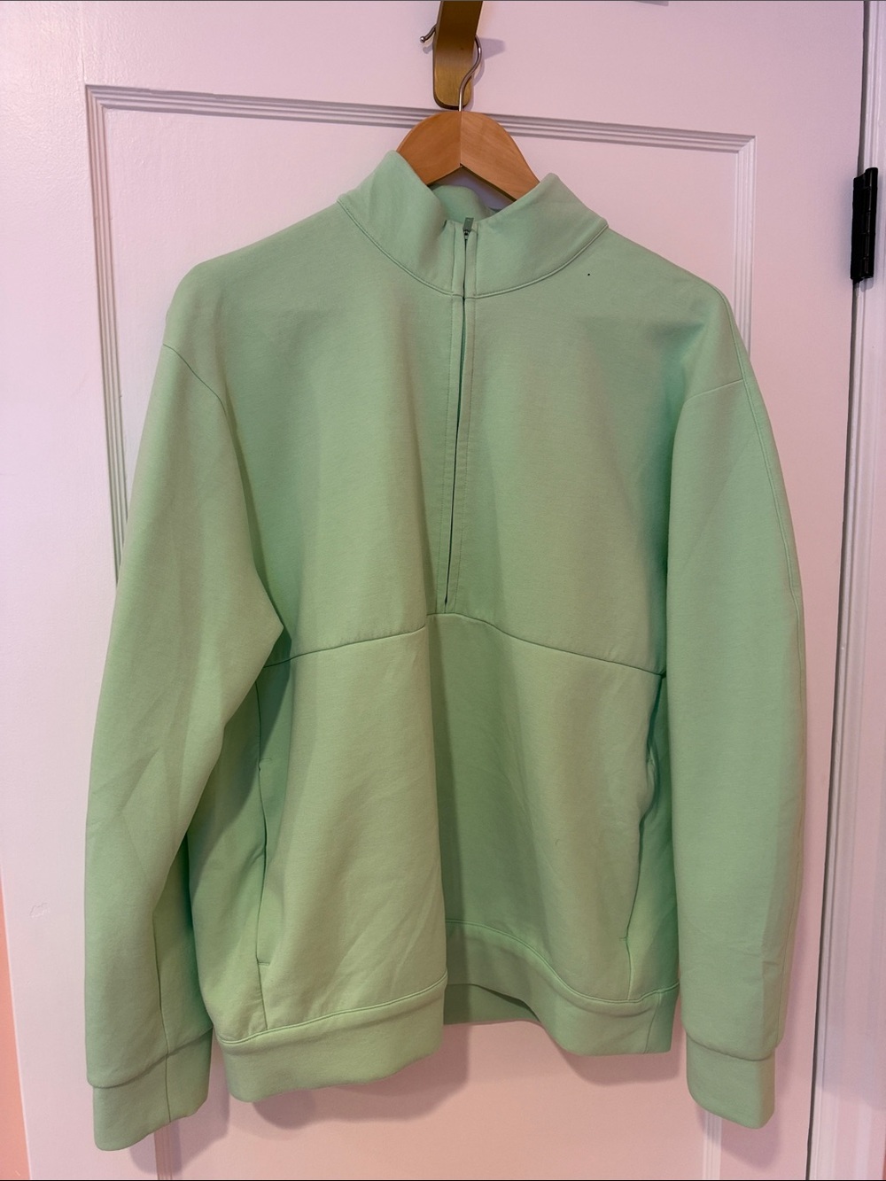 Men's Nike 24.7 Half-Zip Pullover Sweater - cucumber Green